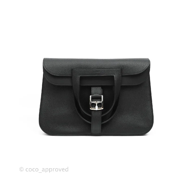 Hermès Halzan 31 Black Palladium Hardware