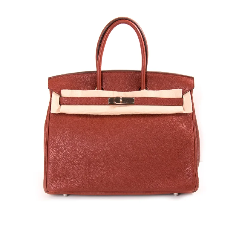 Hermès Birkin 35 Ruby Red Togo Leather