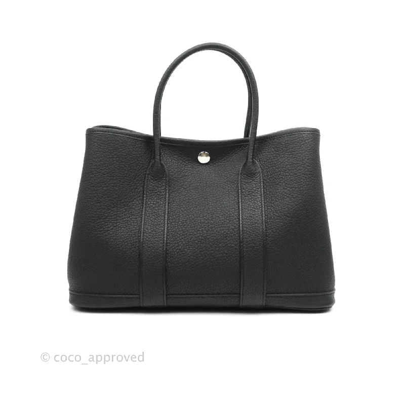 Hermès Garden Party 30 Black Negonda