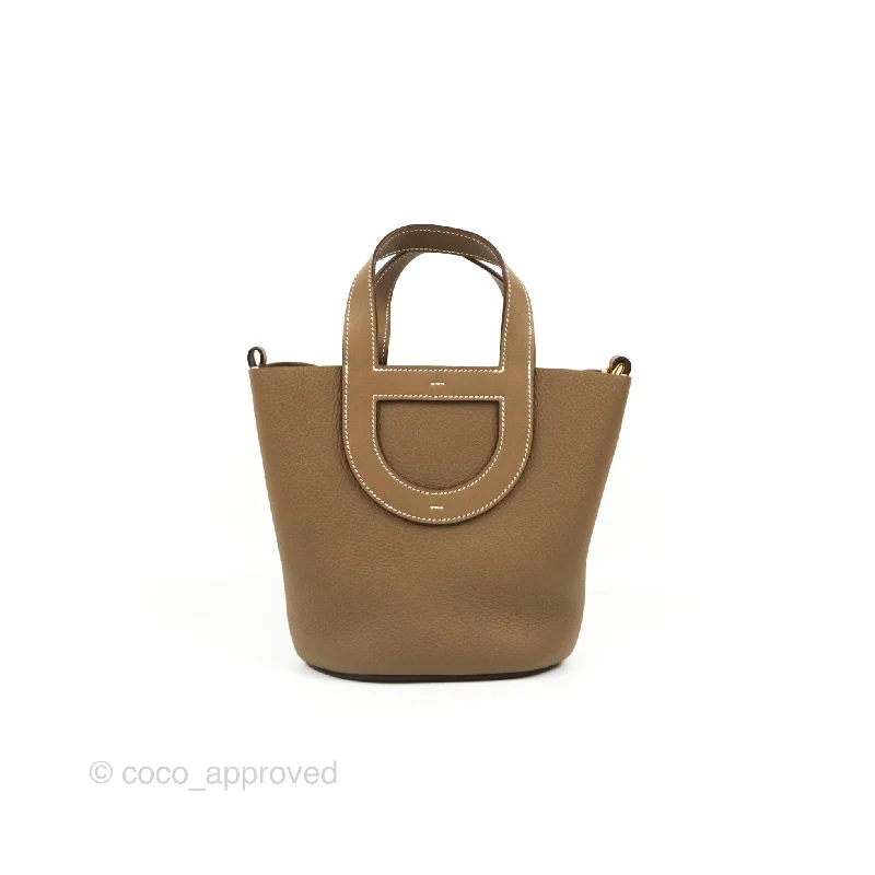 Hermes In-The-Loop 18 Etoupe Clemence Gold Hardware