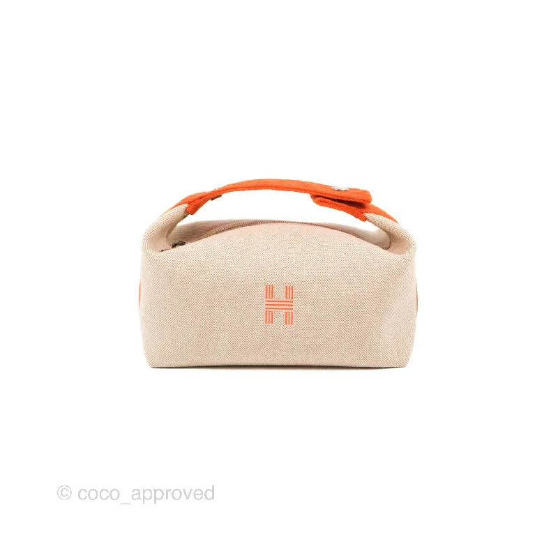 Hermès Small Bride-A-Brac Natural Orange Canvas