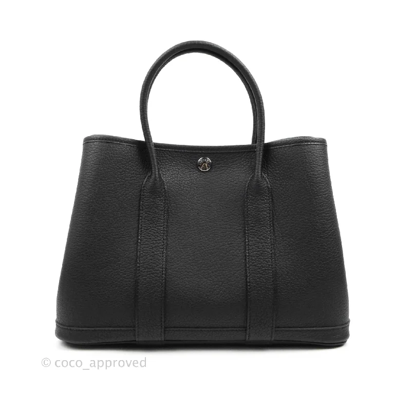 Hermès Garden Party 30 Black Negonda