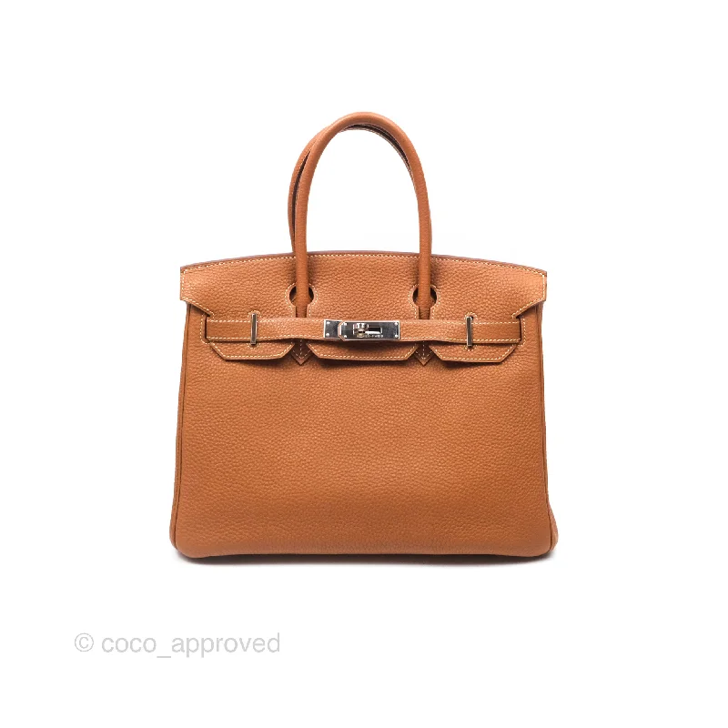 Hermès Birkin 30 Retourne Gold 37 Clemence Palladium Hardware