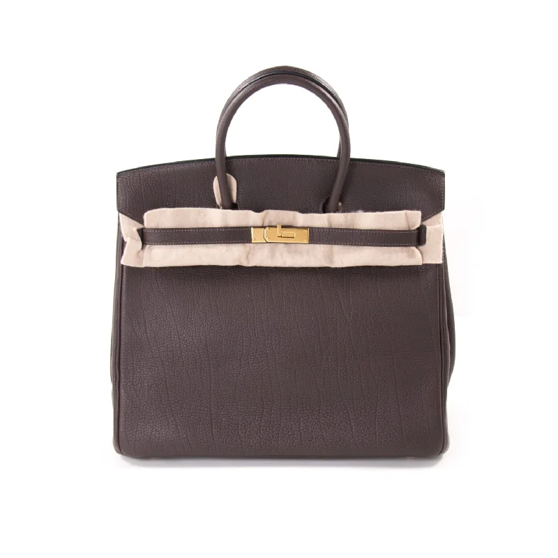 Hermès Birkin 36 HAC Cafe Fjord Leather