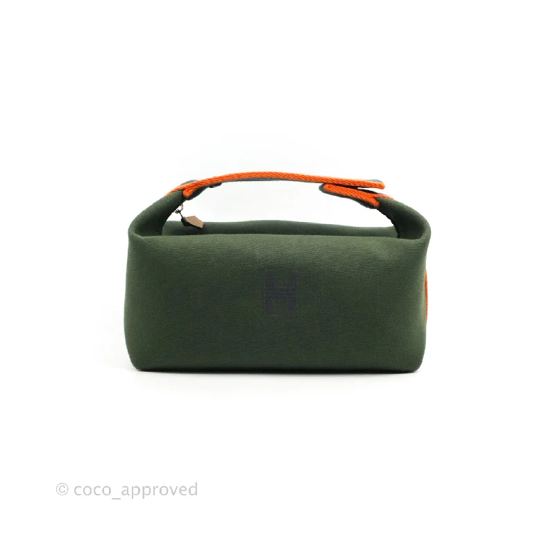 Hermès Small Bride-A-Brac Vert Foret Canvas