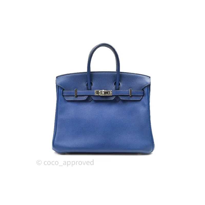 Hermès Birkin 25 Bleu Sapphir Swift Palladium Hardware