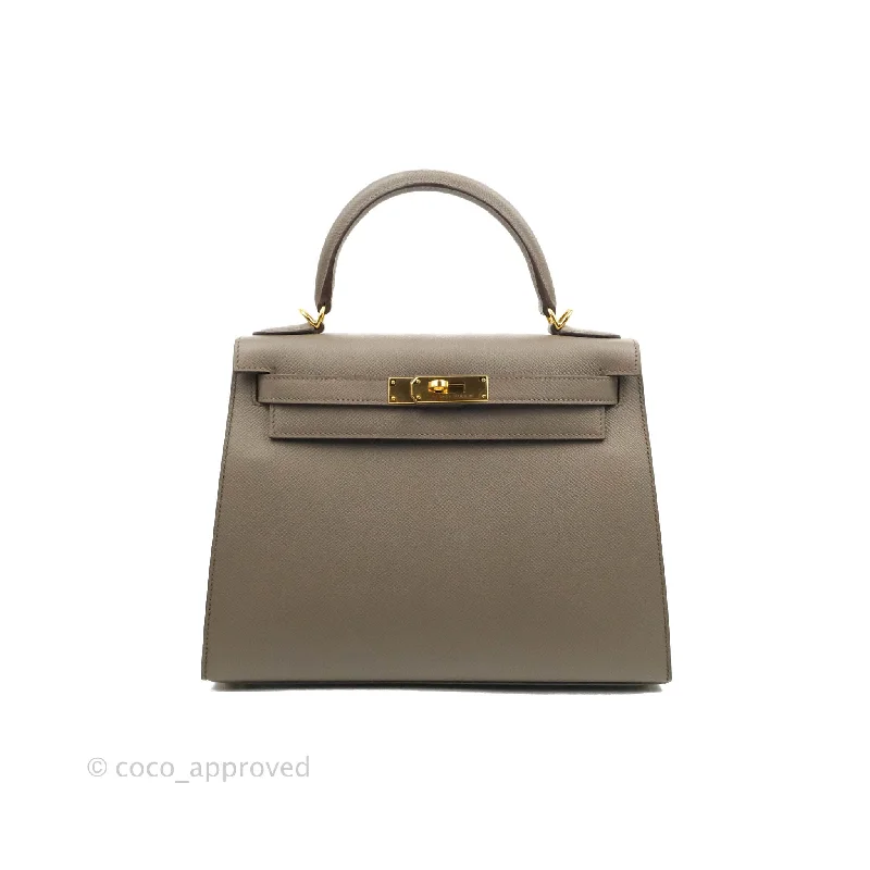 Hermès Kelly 28 8F Etain Gold Hardware