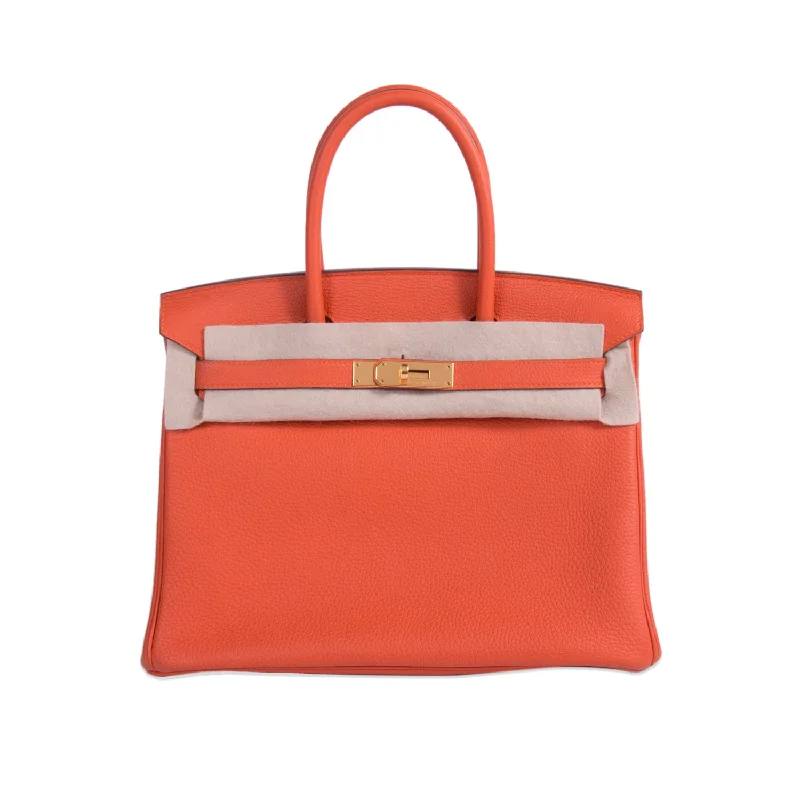 Hermès Birkin 30 Orange Togo Leather