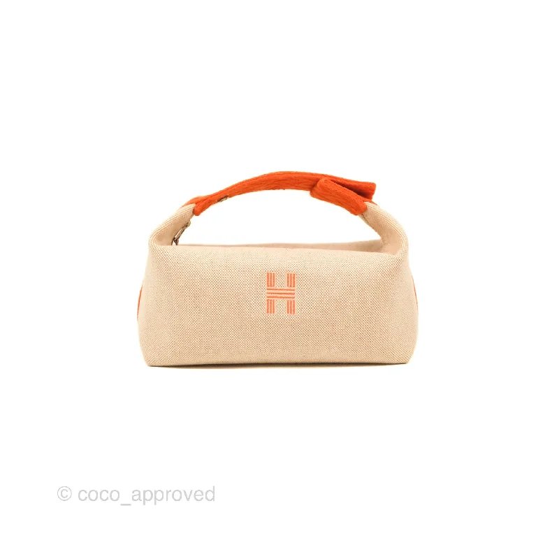 Hermès Small Bride-A-Brac Natural Orange Canvas