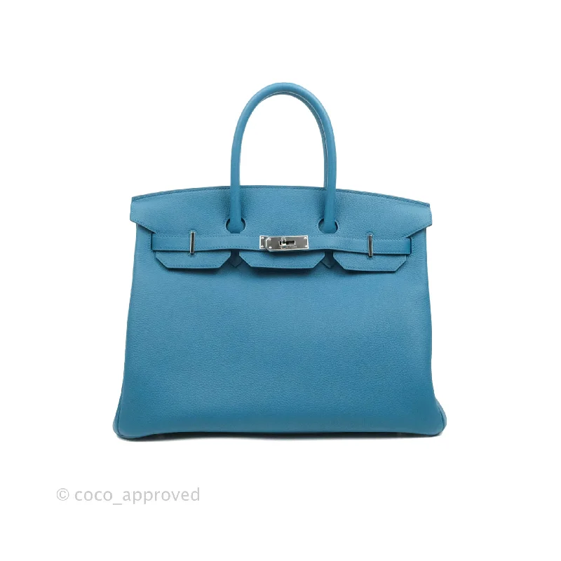 Hermès Birkin 35 Cobalt Togo Palladium Hardware