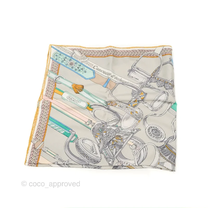 Hermes Concours D'Etriers Silk Scarf 90