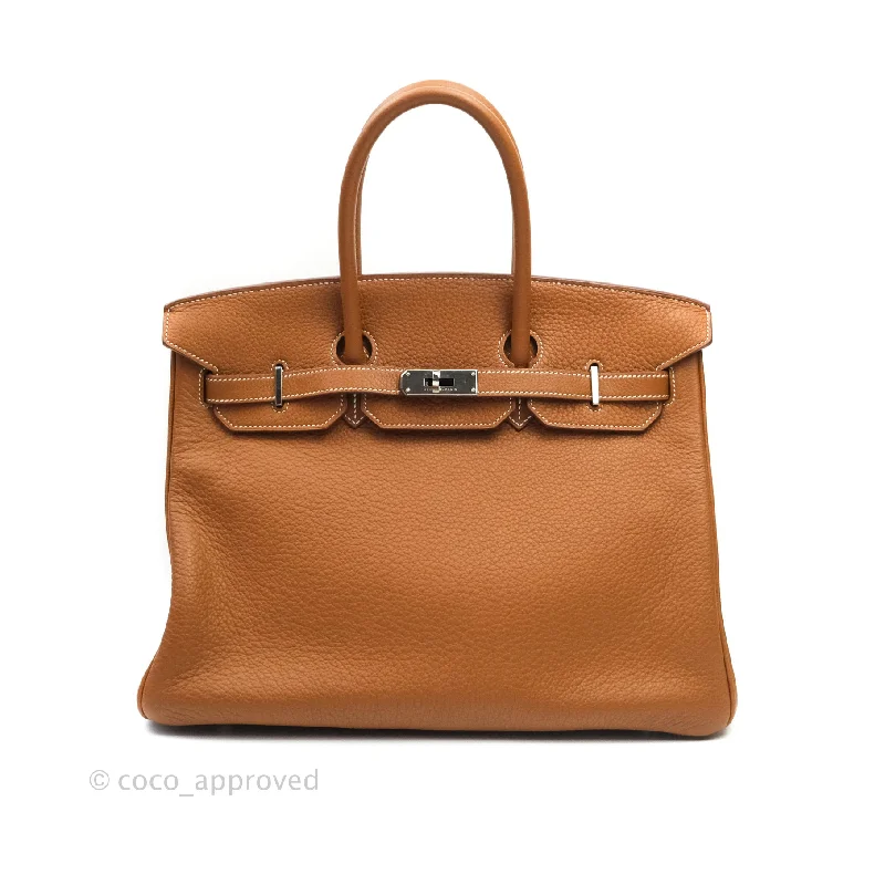 Hermès Birkin 35 Gold Togo Palladium Hardware