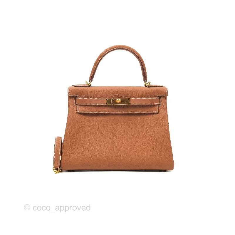 Hermès Kelly 28 Retourne Gold Togo Gold Hardware