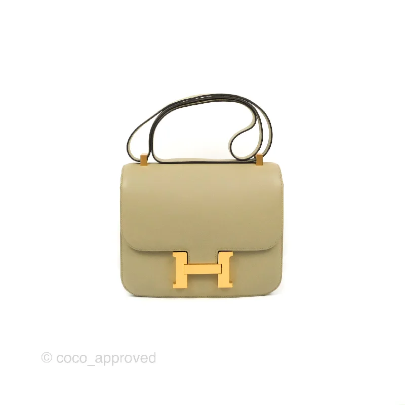 Hermès Constance 24 Sauge Swift Gold Hardware