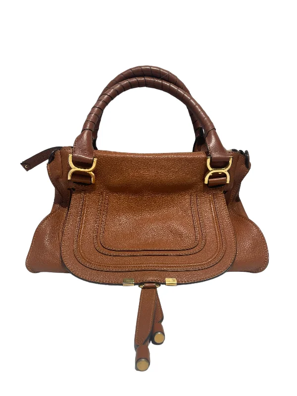 Chloe/Hand Bag/Leather/BRW/chloe marcie brown leather