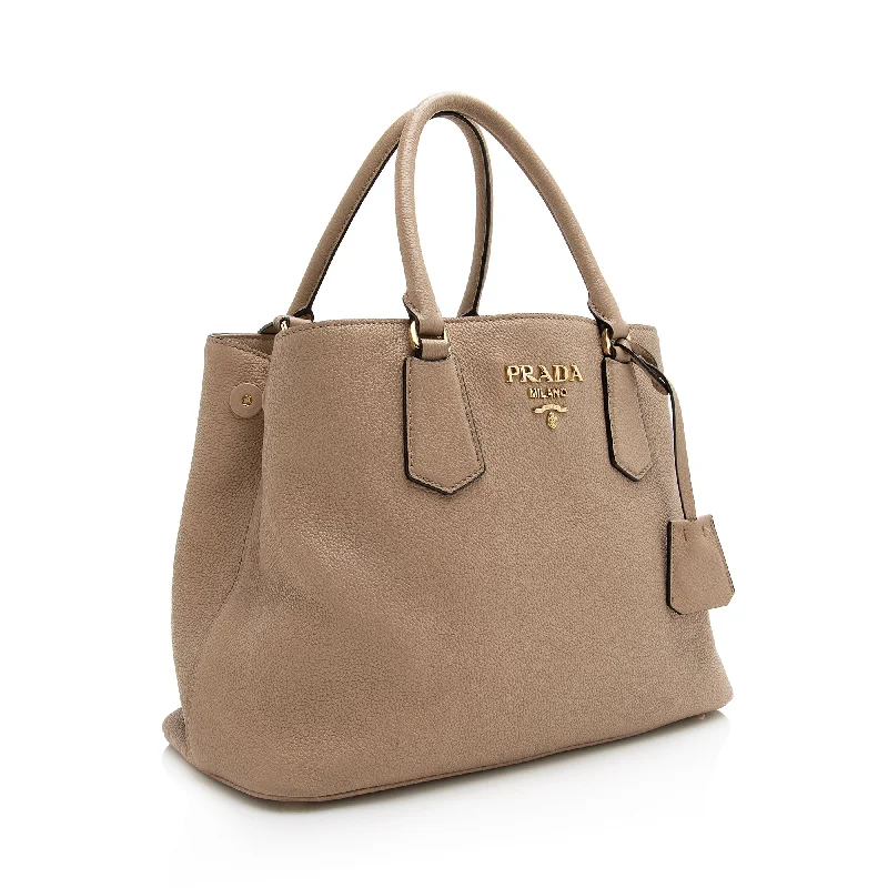 Prada Vitello Phenix Convertible Medium Tote 22748