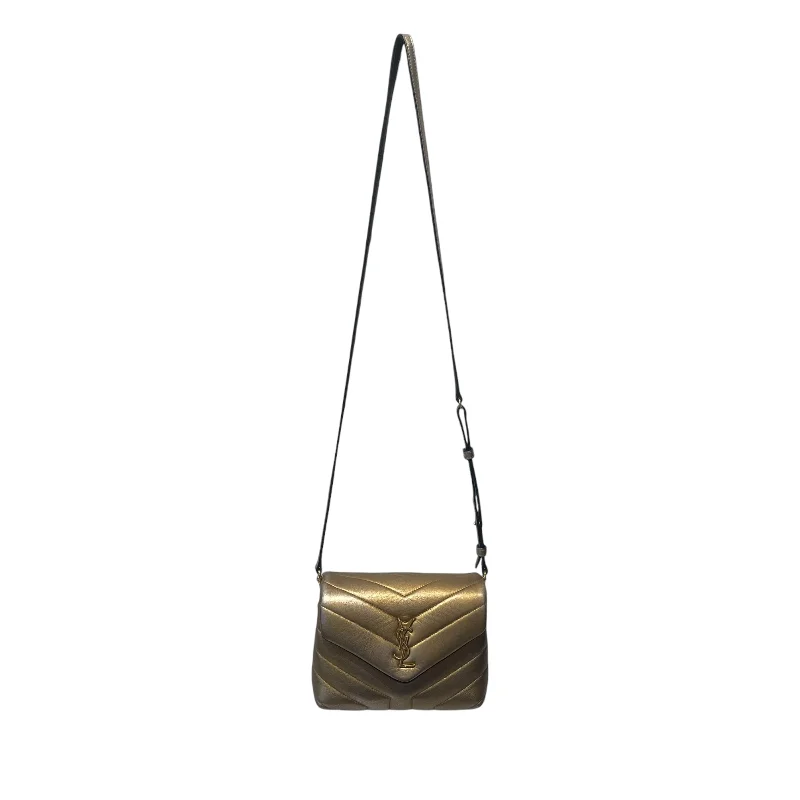 YVES SAINT LAURENT/Cross Body Bag/Leather/GLD/LOU LOU