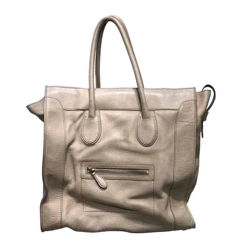 CELINE/Hand Bag/Leather/BEG/