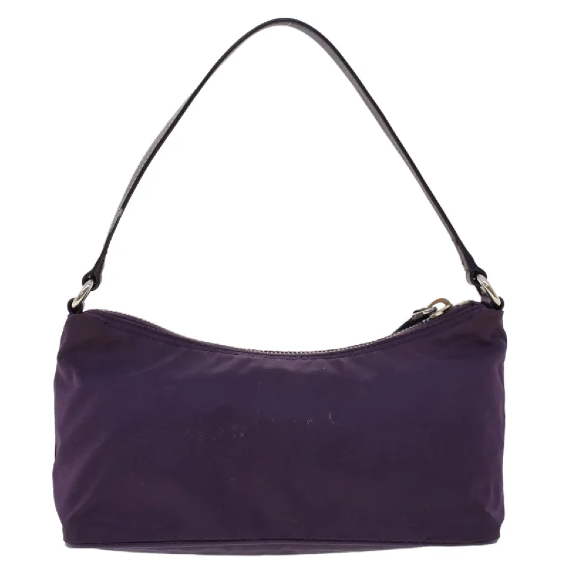 Prada Accessory Pouch Nylon Purple  46139