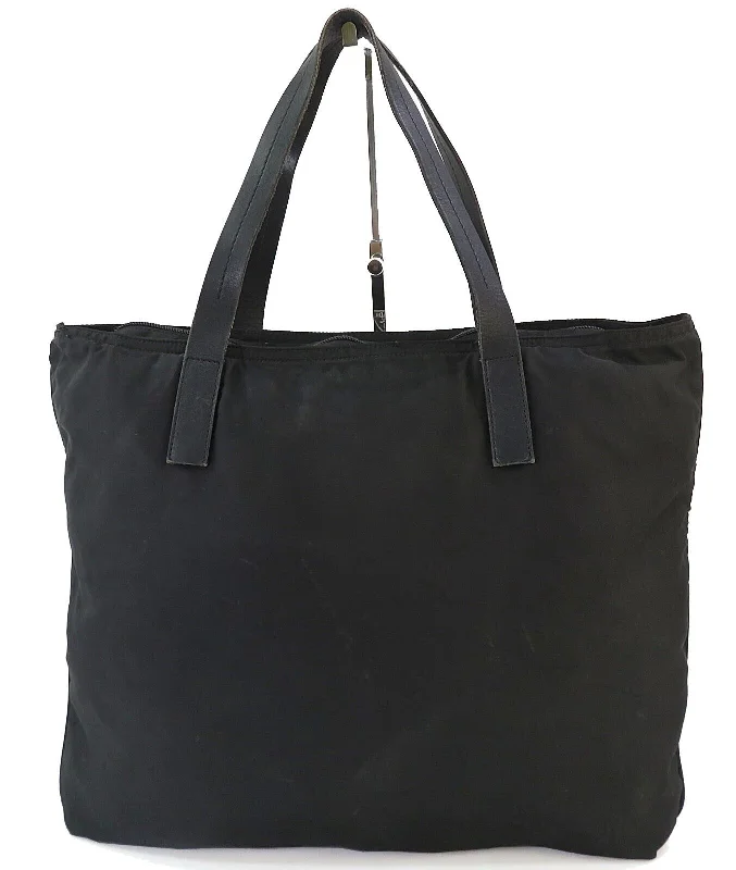 Prada Milano Black Tessuto Nylon Tote Bag