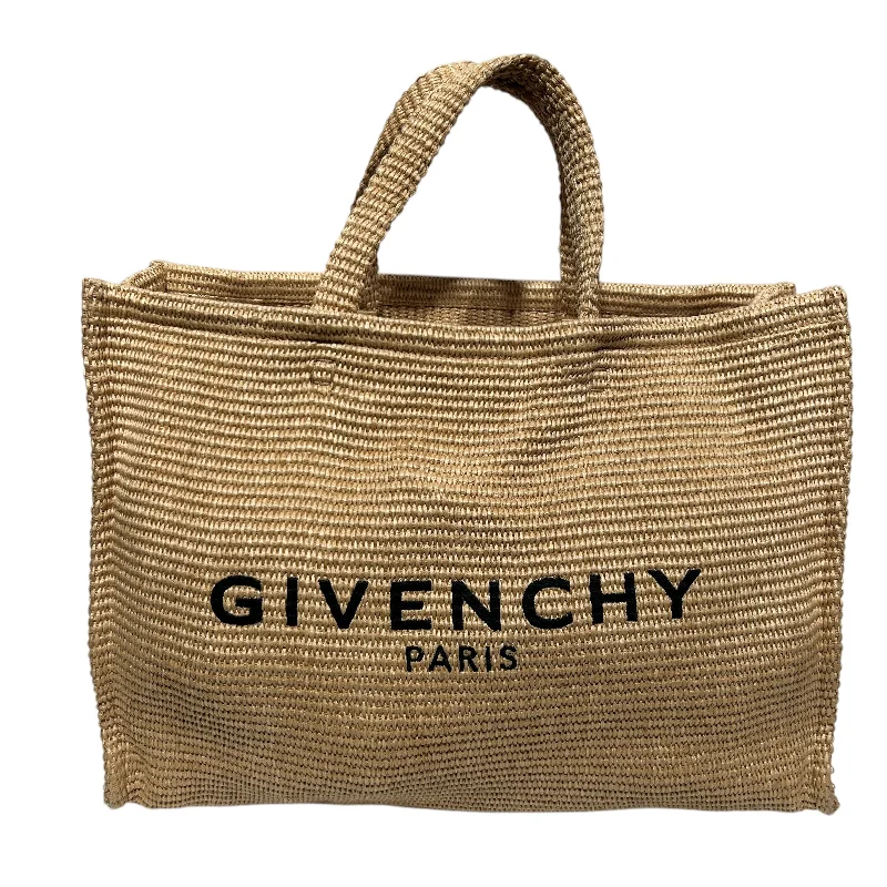 GIVENCHY/Tote Bag/CRM/RAFFIA EFFECT