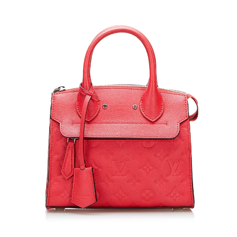 Louis Vuitton Pont Neuf Mini Red Monogram Empreinte