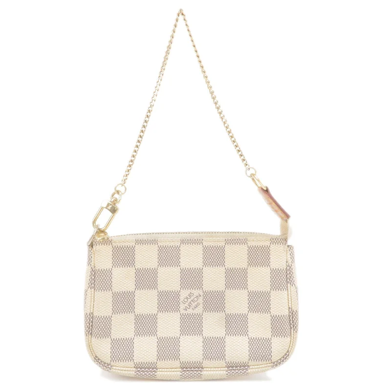 Louis Vuitton Damier Azur Mini Pochette Accessoires Pouch N58010