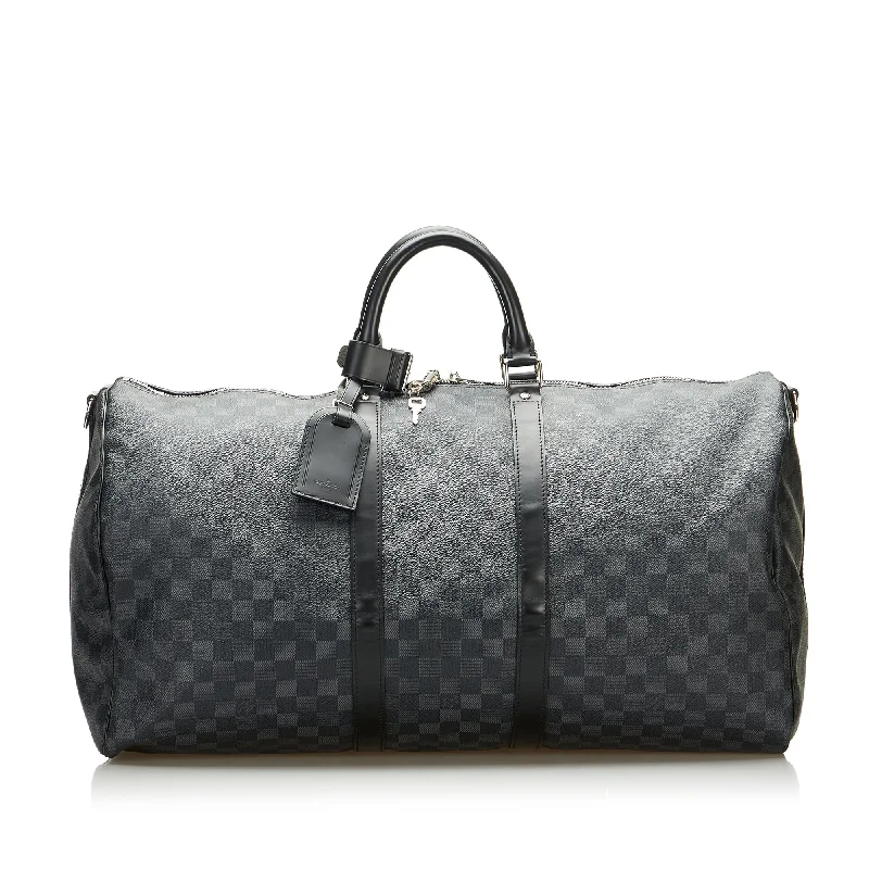 Louis Vuitton Keepall Bandoulière 55 Damier Graphite Canvas