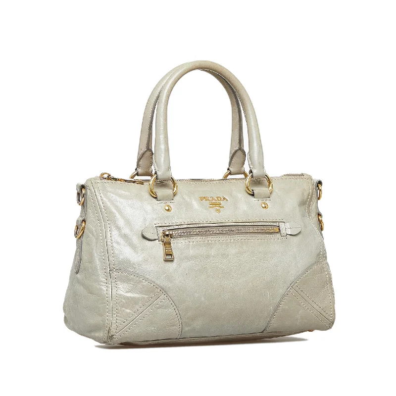 Prada Vitello Shine Satchel lWgBhT