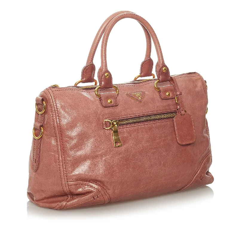 Prada Vitello Shine Satchel 28448