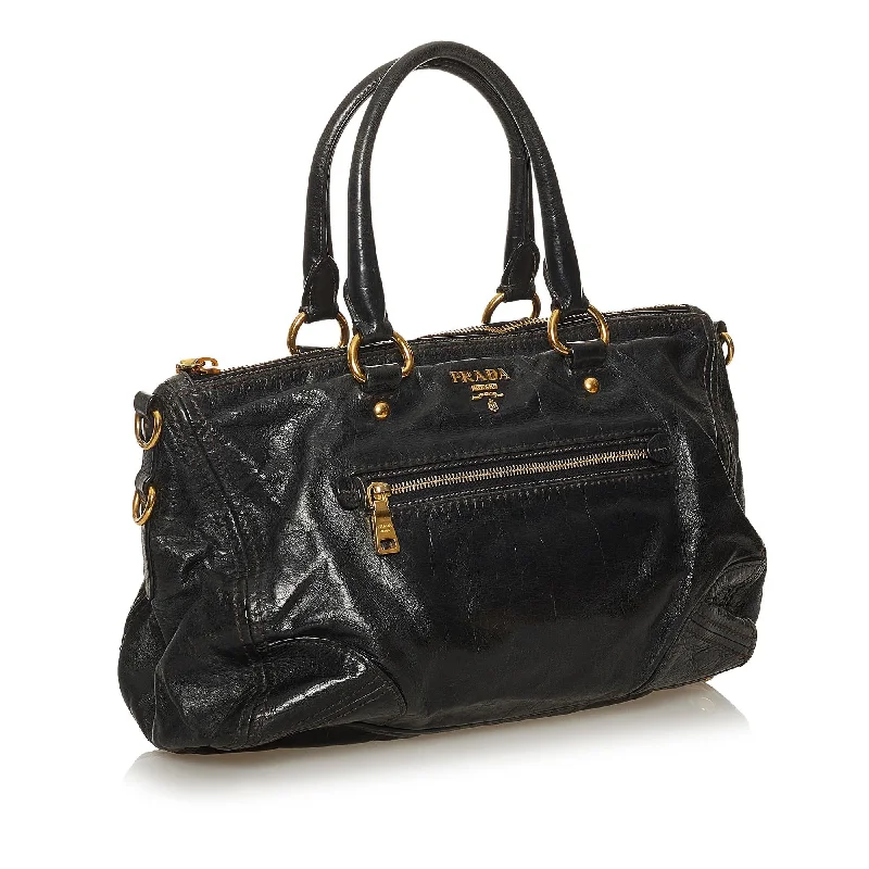 Prada Vitello Shine Satchel 29261