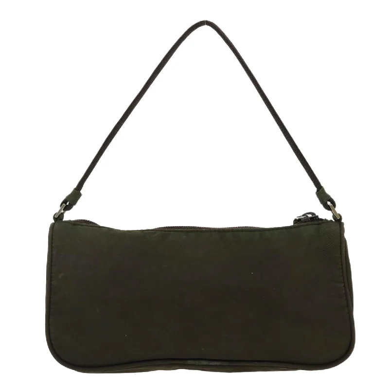 Prada Accessory Pouch Nylon Khaki  40332