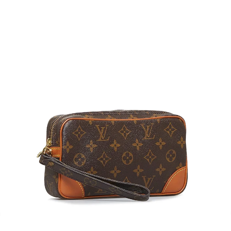 Louis Vuitton Marly Dragonne Clutch PM Monogram Canvas