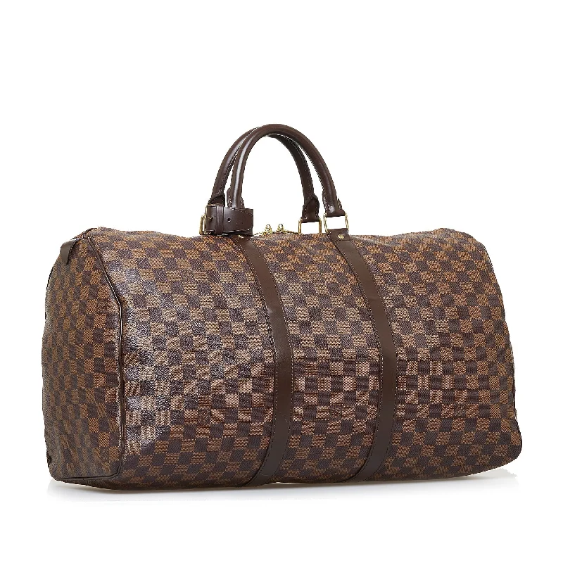 Louis Vuitton Keepall 50 Damier Ebene Canvas