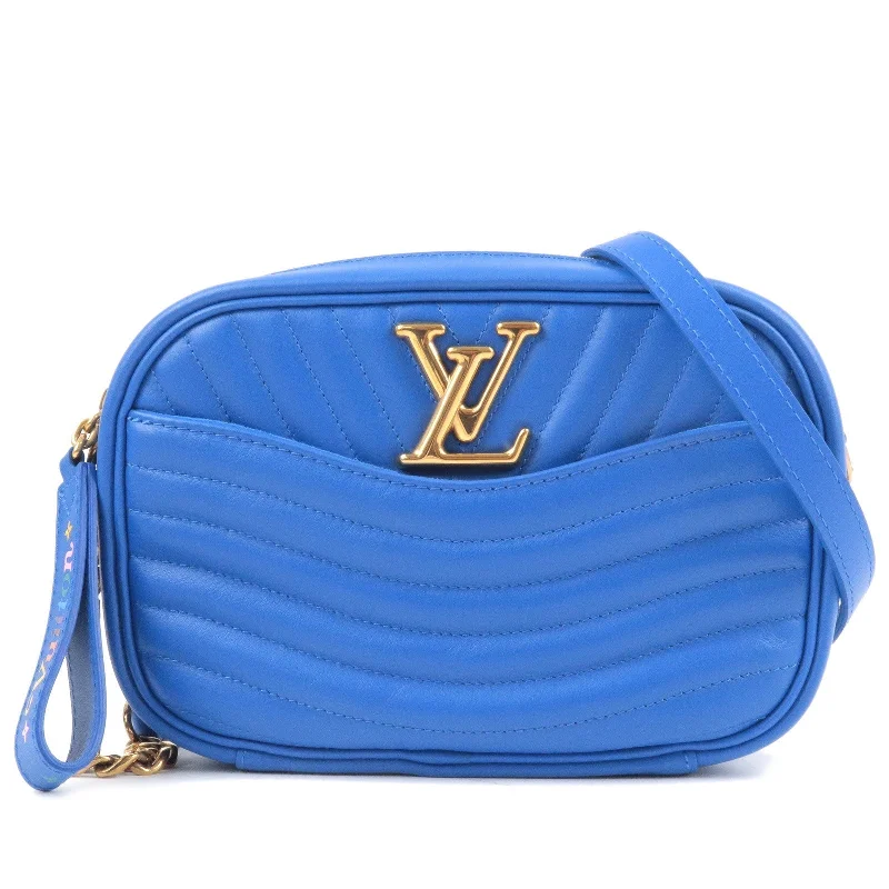 Louis Vuitton Wave Camera Bag Chain Shoulder Bag Blue