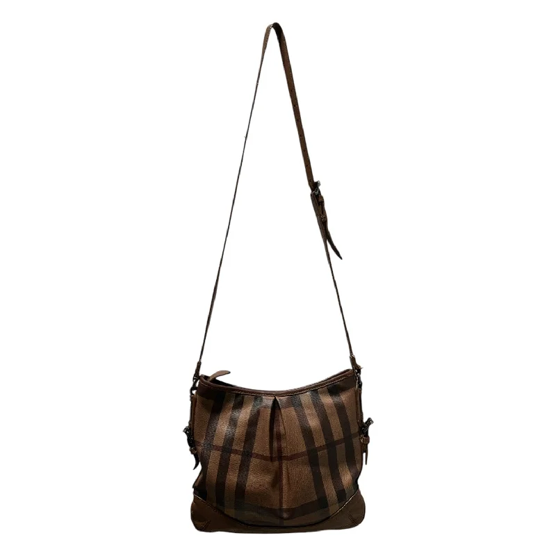 BURBERRY/Cross Body Bag/S/Plaid/Leather/BRW/