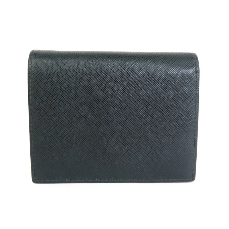 Prada folio wallet leather black 1MV204 55188f