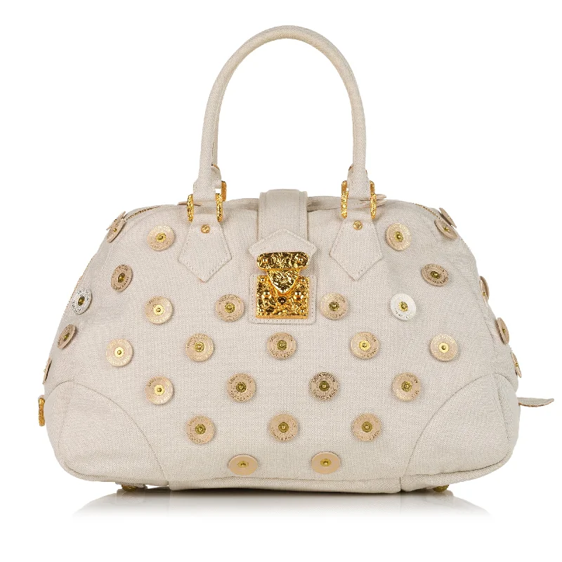 Louis Vuitton Polka Dots Panama Bowly White Canvas