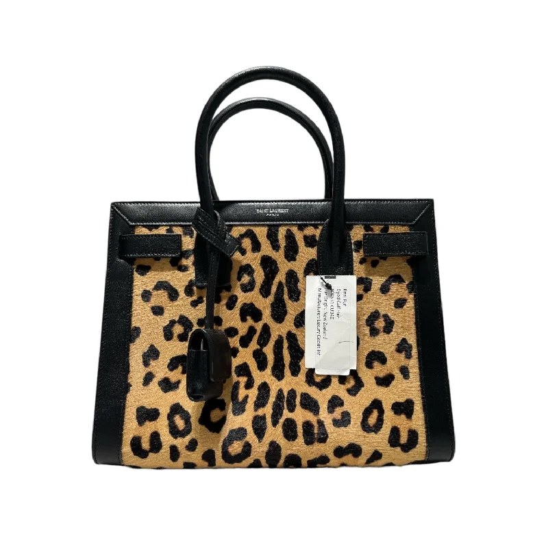 SAINT LAURENT/Clutch Bag/Leopard/Mohair/MLT/Sac de Jour Leopard Print