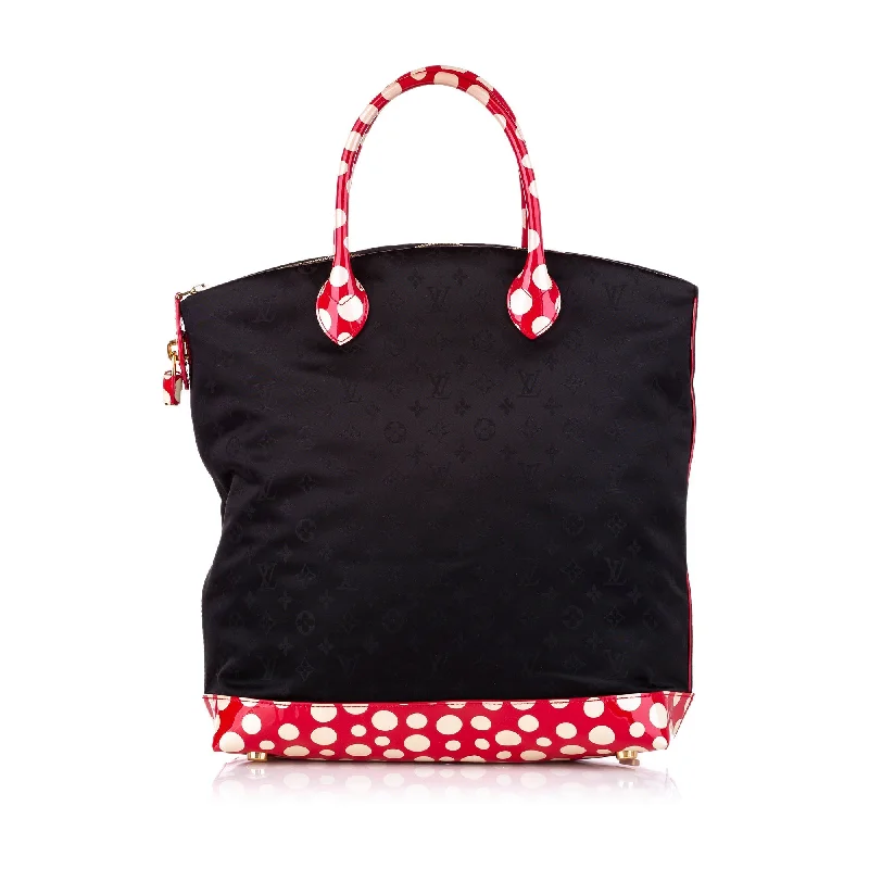 Louis Vuitton x Yayoi Kusama Lockit MM Black Canvas