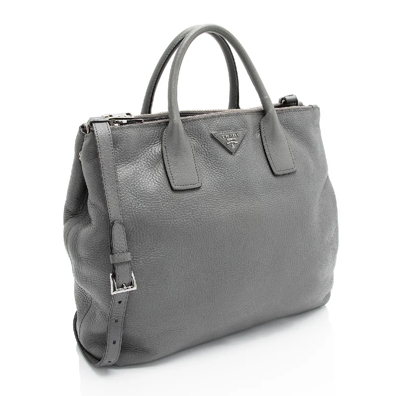 Prada Vitello Daino Shopping Tote VEDEUE