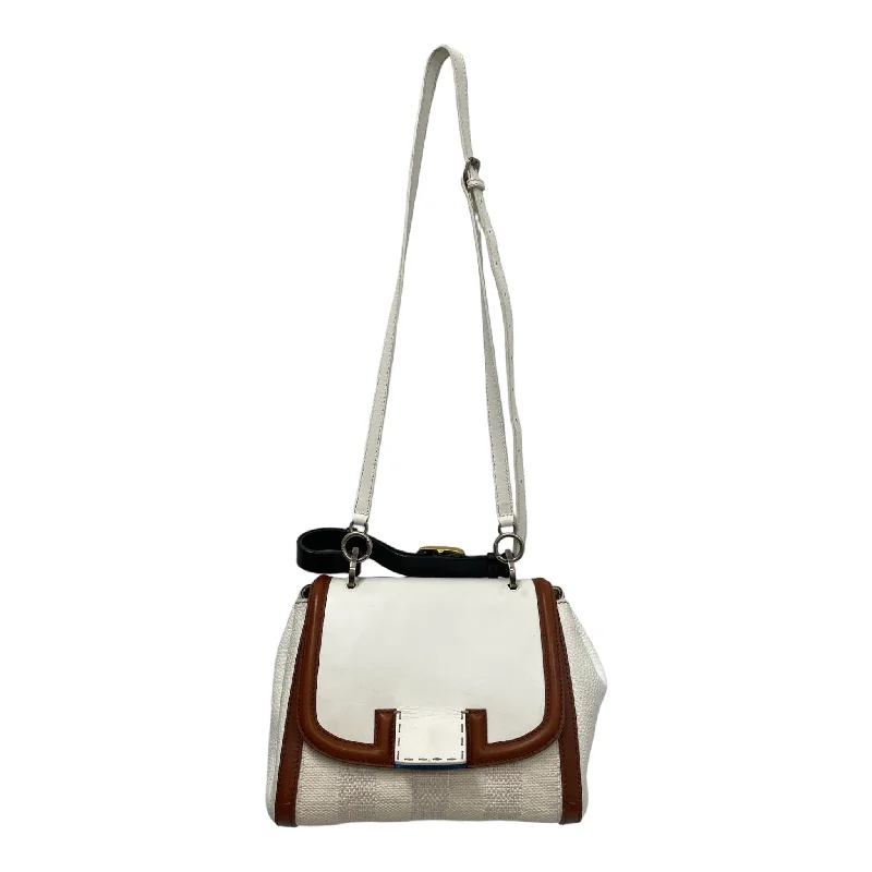 FENDI/Hand Bag/M/Leather/WHT/SILVANIA HAND BAG