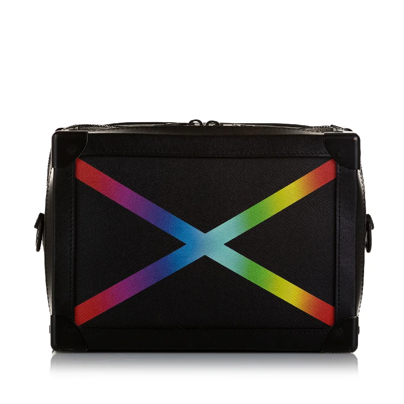 Louis Vuitton Soft Trunk Rainbow Printed Taïga Leather