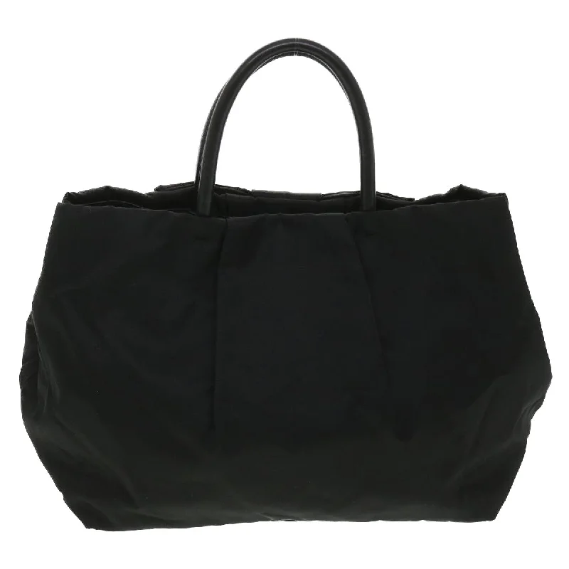 Prada Hand Bag Nylon Black  33979