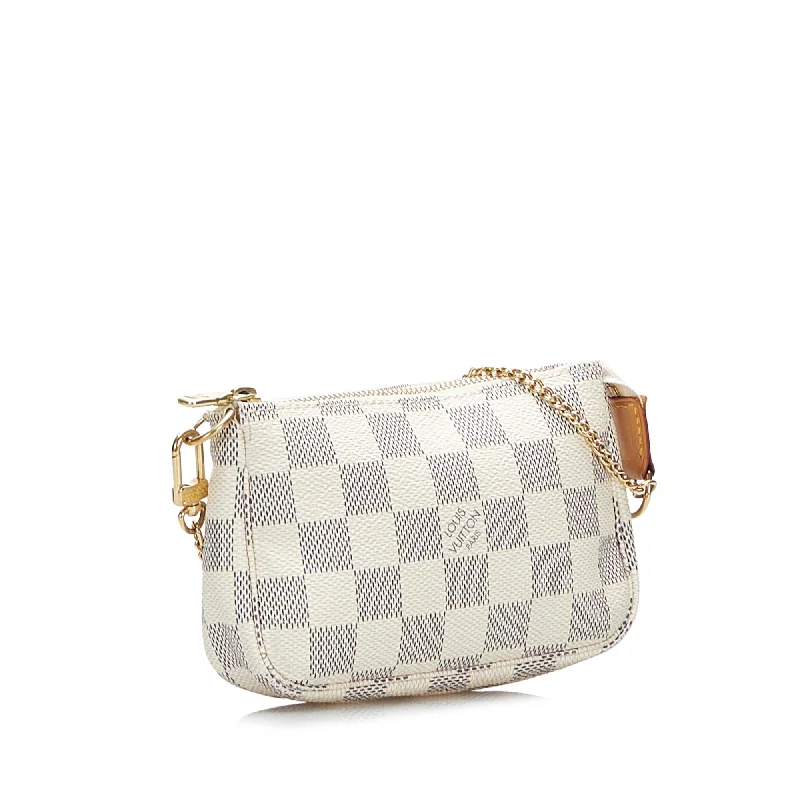 Louis Vuitton Pochette Accessoires Mini Damier Azur Canvas