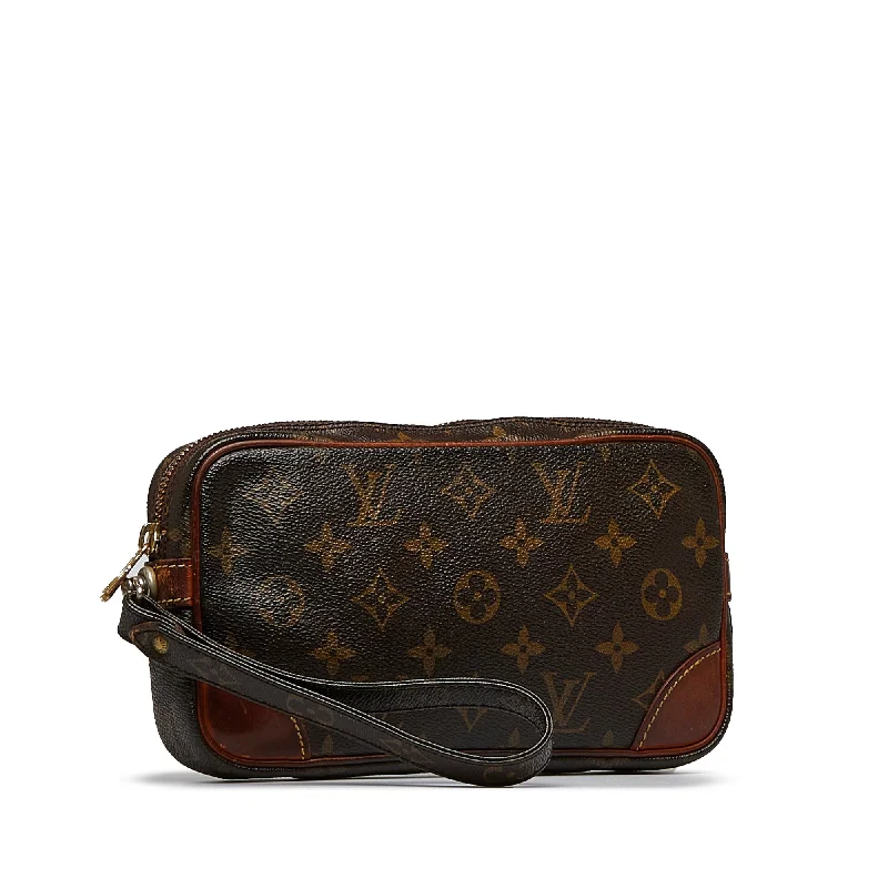 Louis Vuitton Marly Dragonne Clutch PM Monogram Canvas